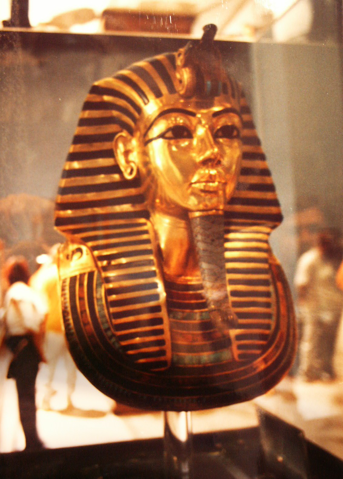 The golden mask of Tutankhamun